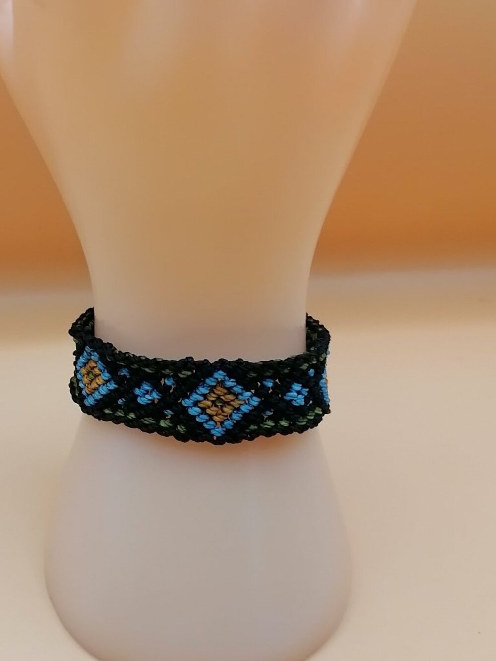 Geometric Macrame Bracelet Handwoven High Quality Thread